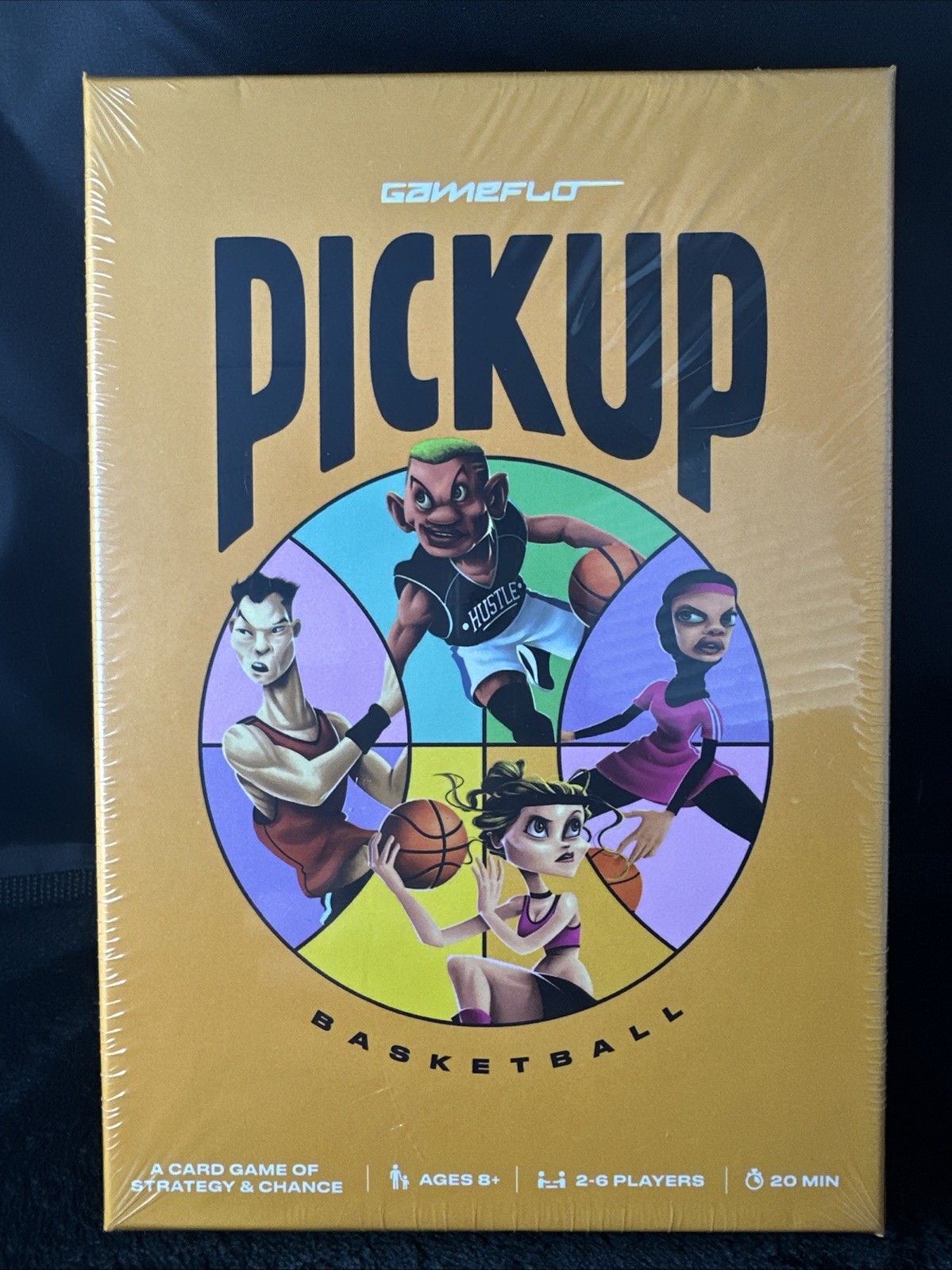 Gameflo Pickup Basketball Card Game Of Strategy Ages 8+ /2-6 Players New/Sealed-
