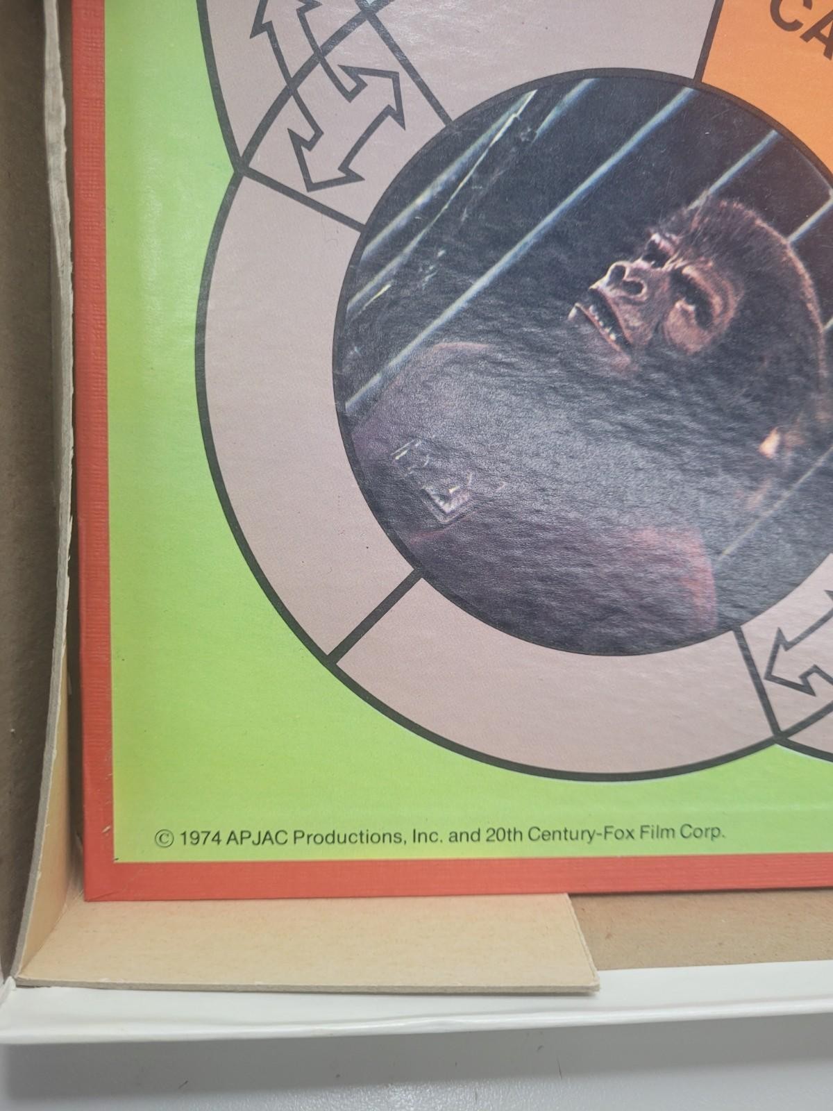 Vtg 1974 Planet of the Apes Board Game #4426 Milton Bradley Used NEAR COMPLETE!