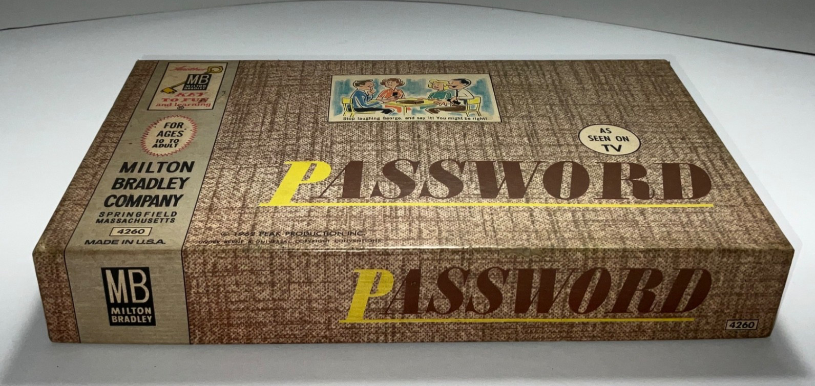 Vintage 1962 Milton Bradley Password Game #4260 COMPLETE Made In USA