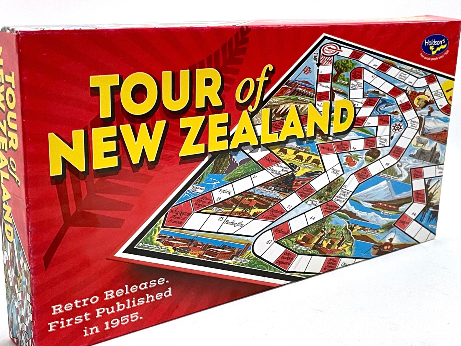 Tour of New Zealand Board Game – Excellent Condition – Holdson – Made in NZ