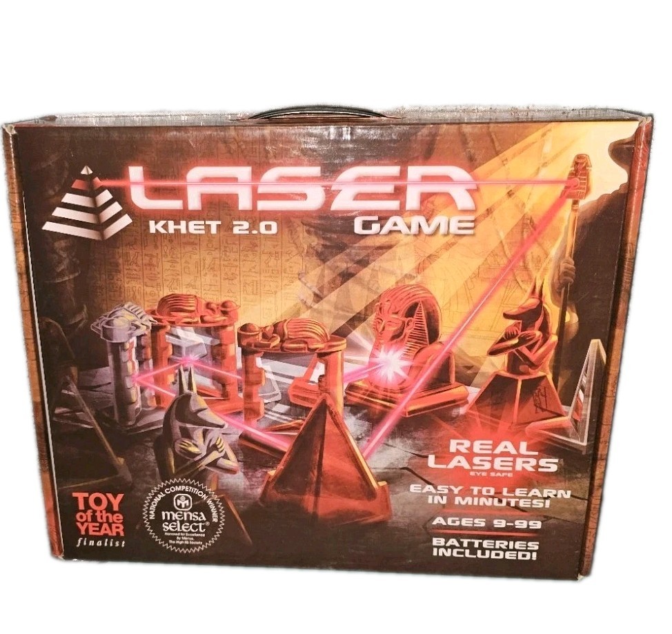 Laser Khet 2.0 Real Laser Strategy Board Game Open Box Complete New Other