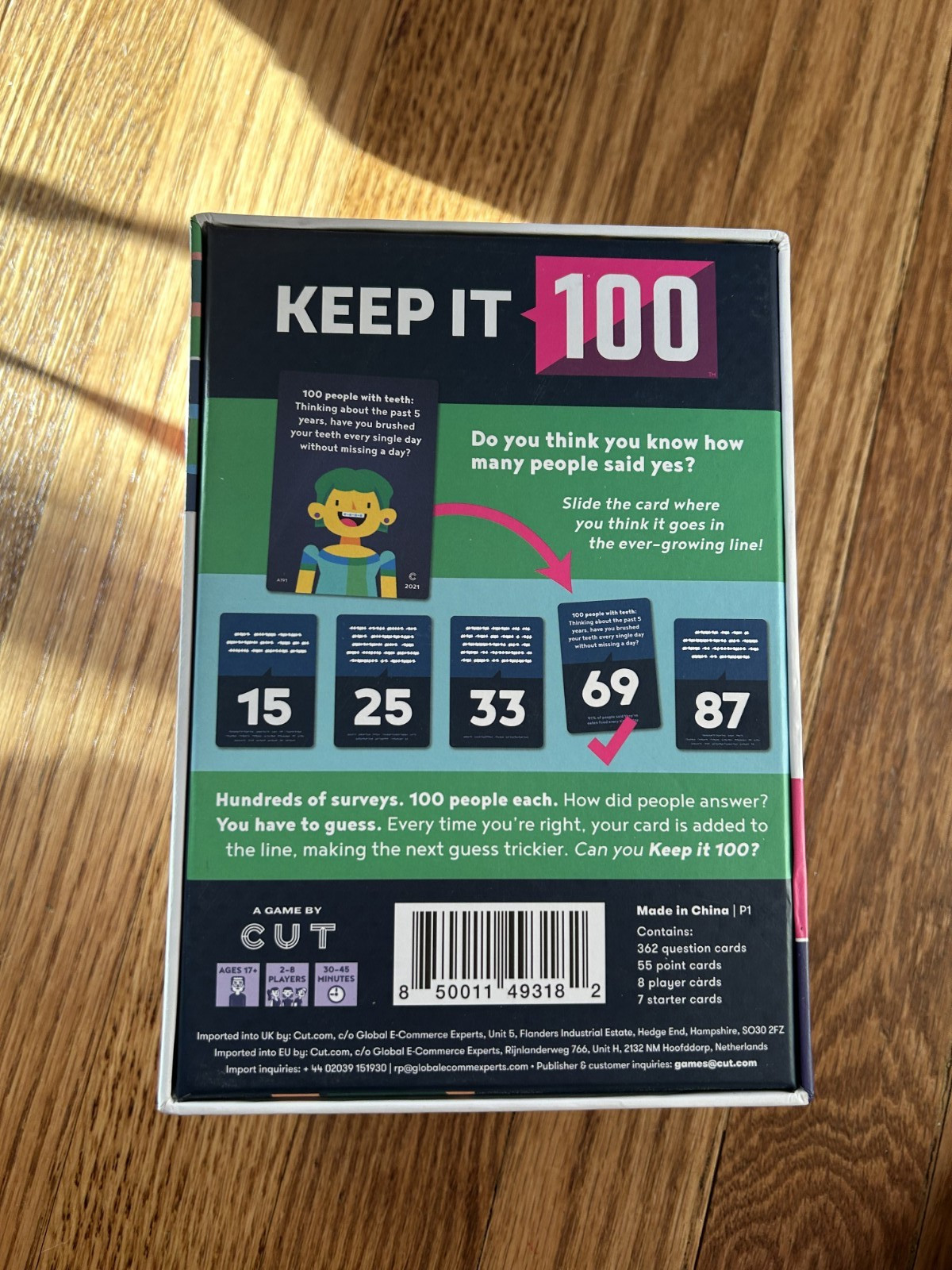 Keep It 100: The Adult Party Game of Surprising Surveys Social Intelligence