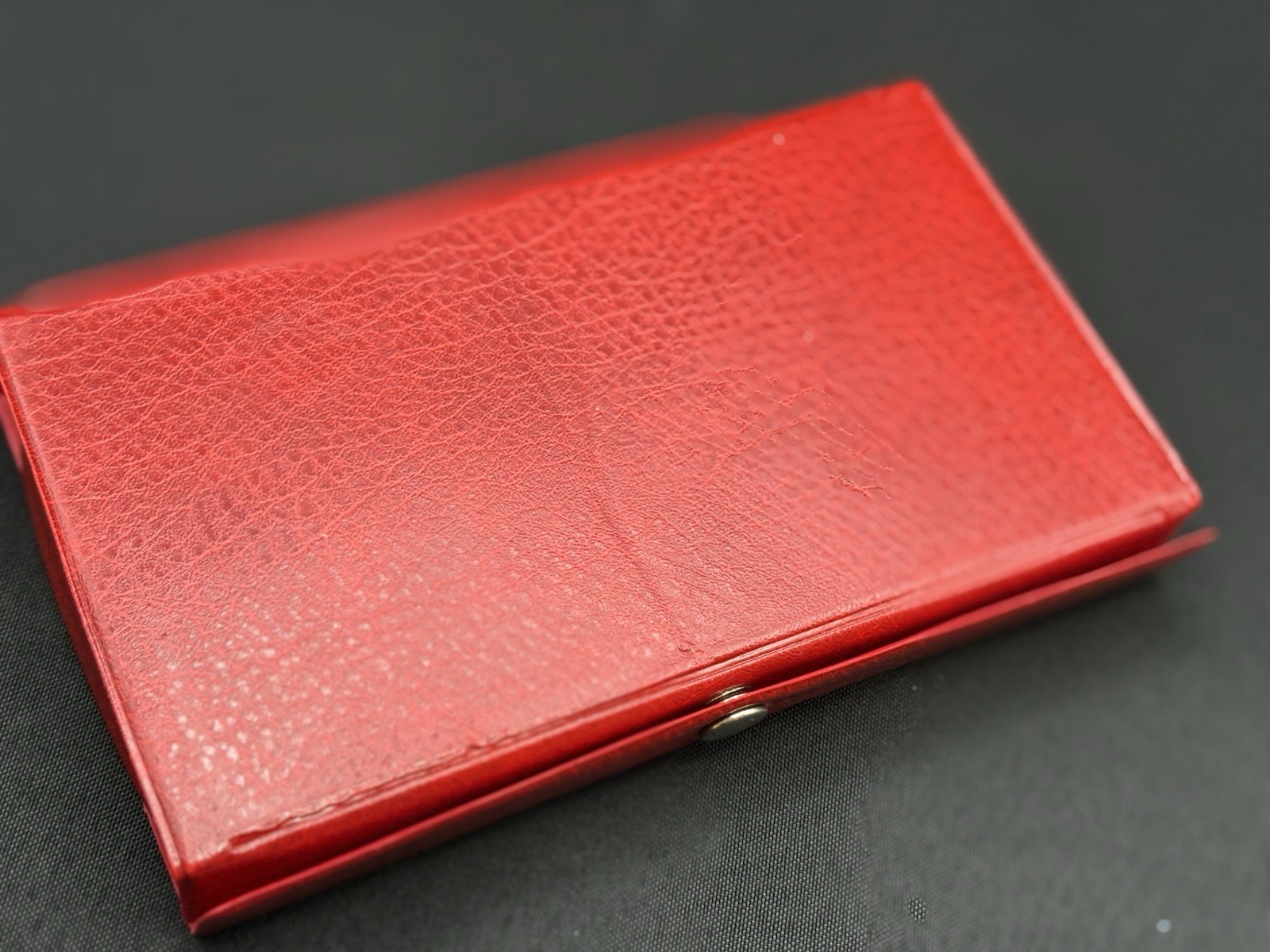 Vintage Domino by Cardinal Set Ivory Tiles Red Case Instructions