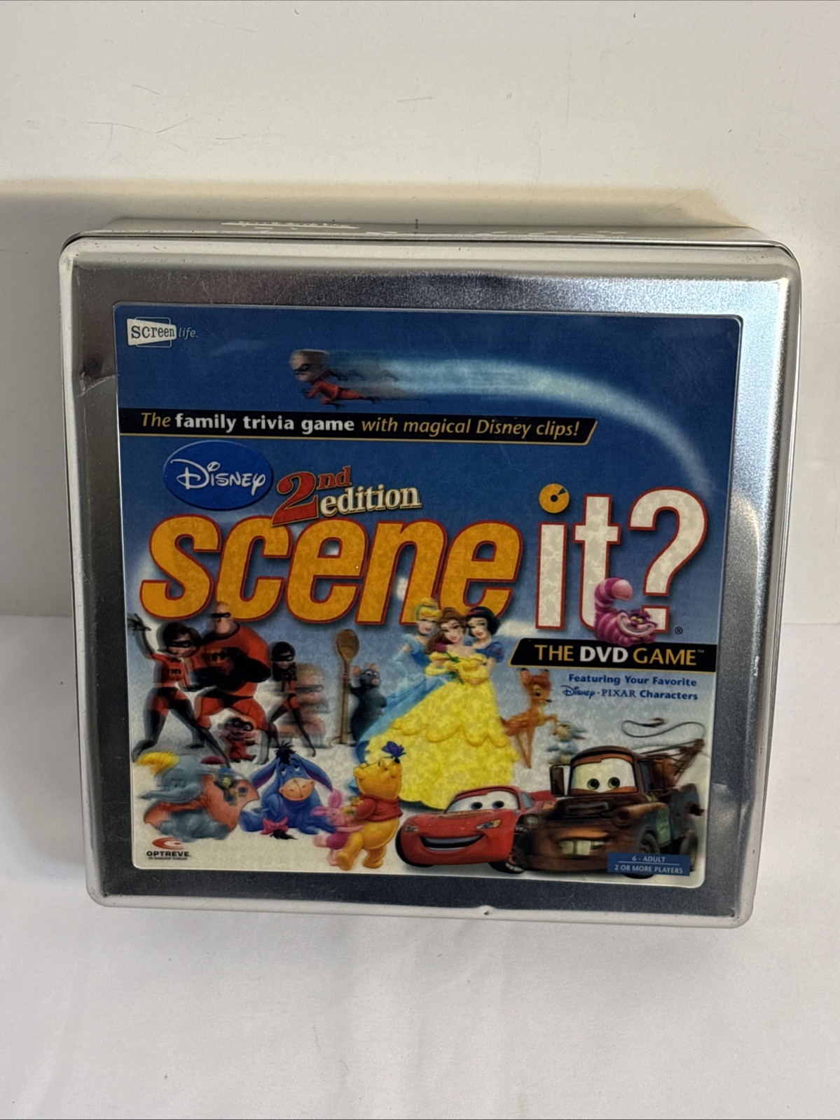 Scene it? Disney 2nd Edition DVD Game 100% COMPLETE! 2007 (Collector’s Tin) EUC