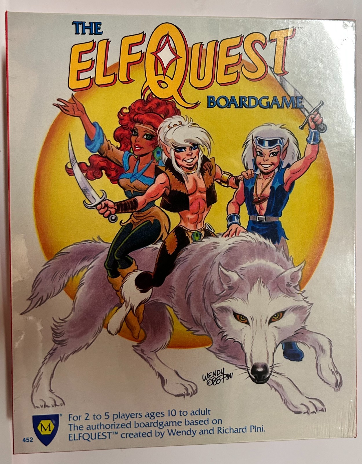 NEW ELFQUEST Board Game 1986 Second Ed. MAYFAIR Card Role Playing D&D