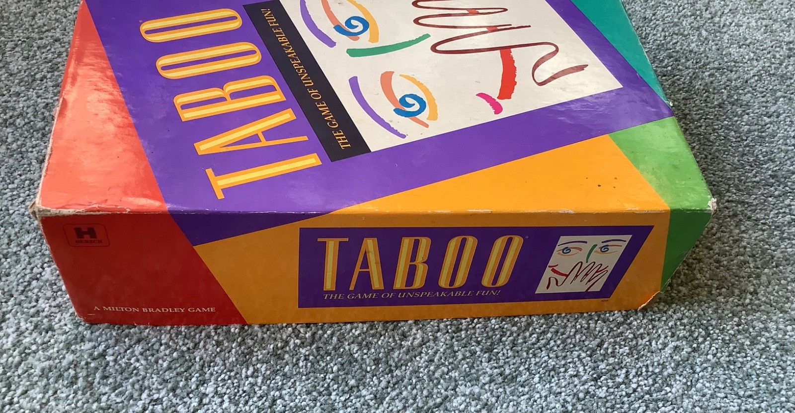 Vintage 1989 Taboo Board Game Complete Milton Bradley Party Game