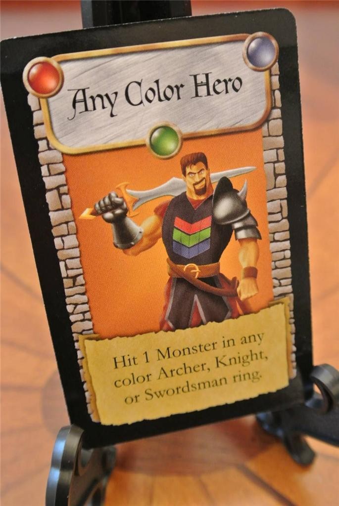CASTLE PANIC – ANY COLOR HERO Promo Expansion Bonus Boardgame Fireside Games