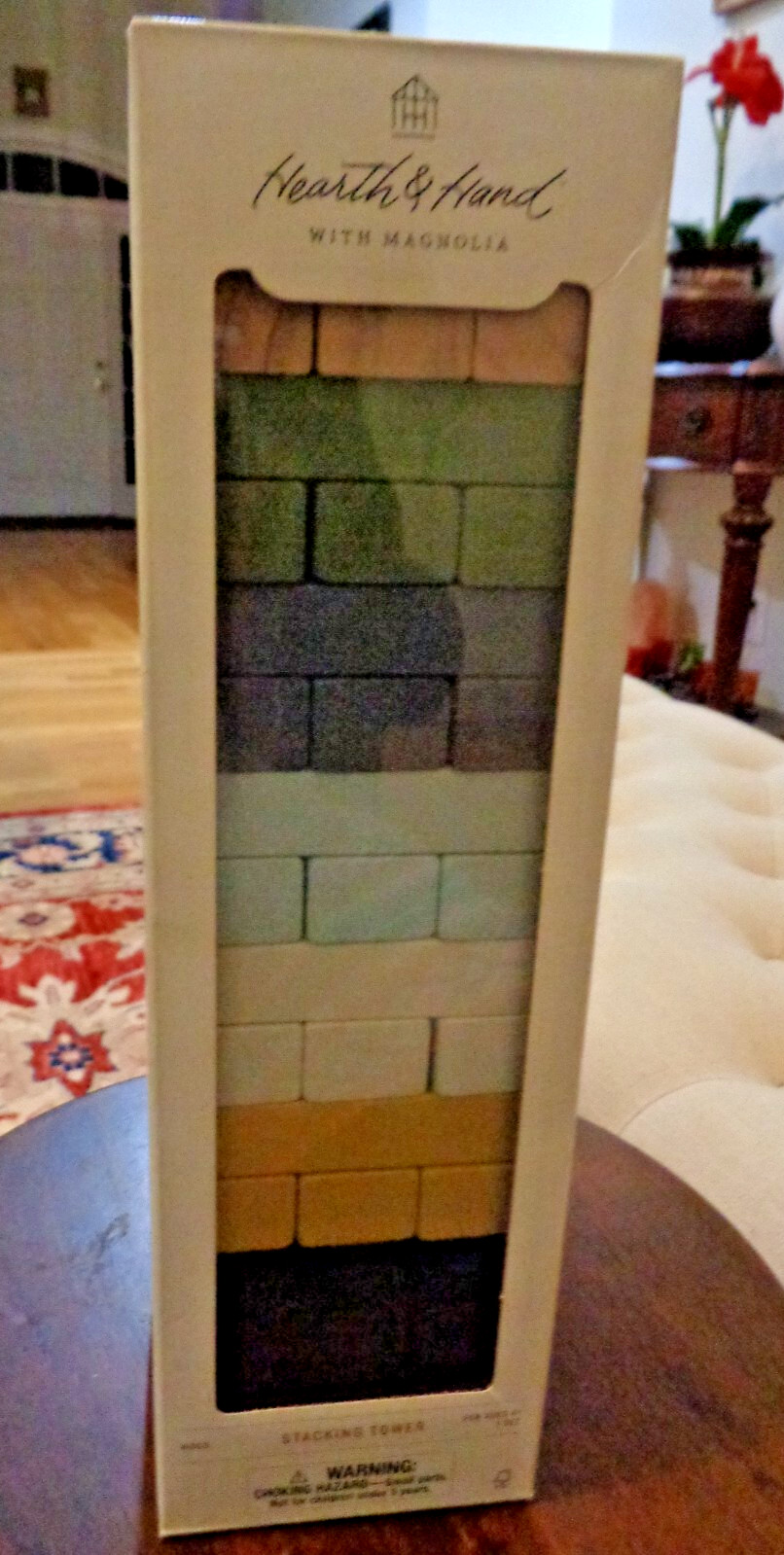 Hearth and Hand Toppling / Stacking Tower Wood Block Game