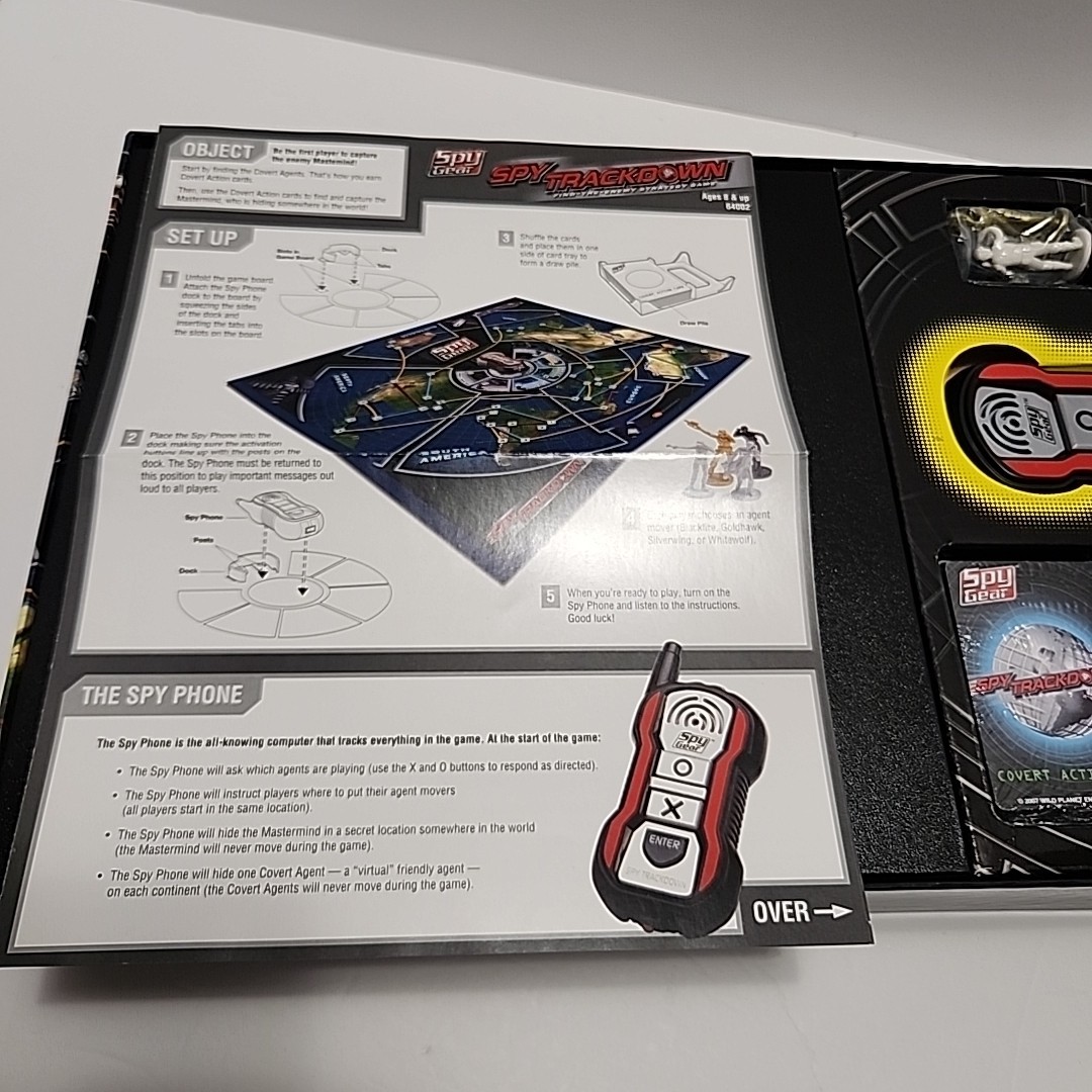 2008 Spy Gear Track Down Electronic Find the Enemy Strategy Game 100% COMPLETE