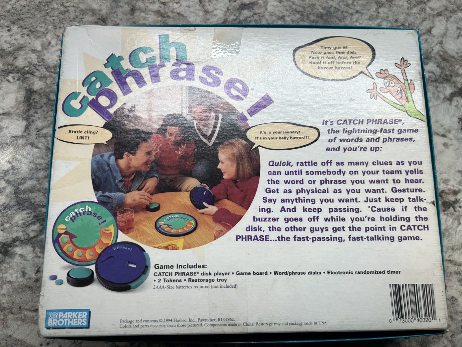 Vintage Catch Phrase Party Game 1994 Original Ed. 100% complete HAS WEAR
