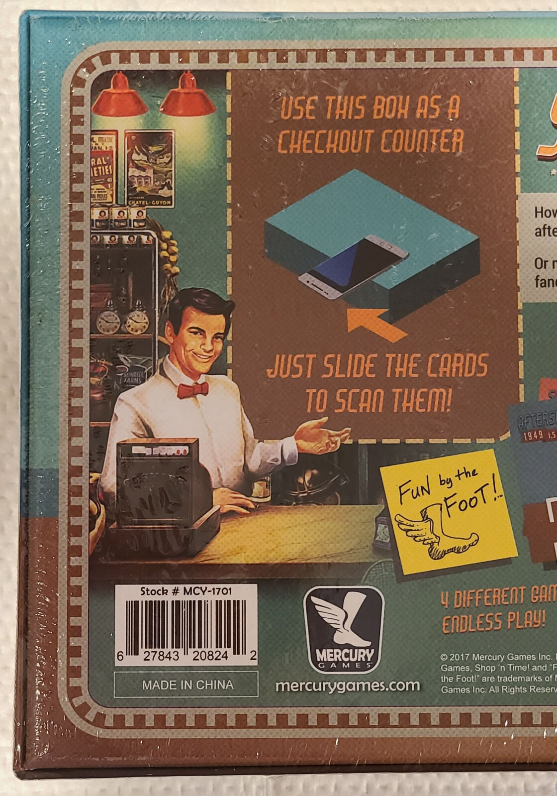 MERCURY GAMES – IT’S…SHOP ‘N TIME FAMILY BOARD GAME OF CLEVER PURCHASES – NEW