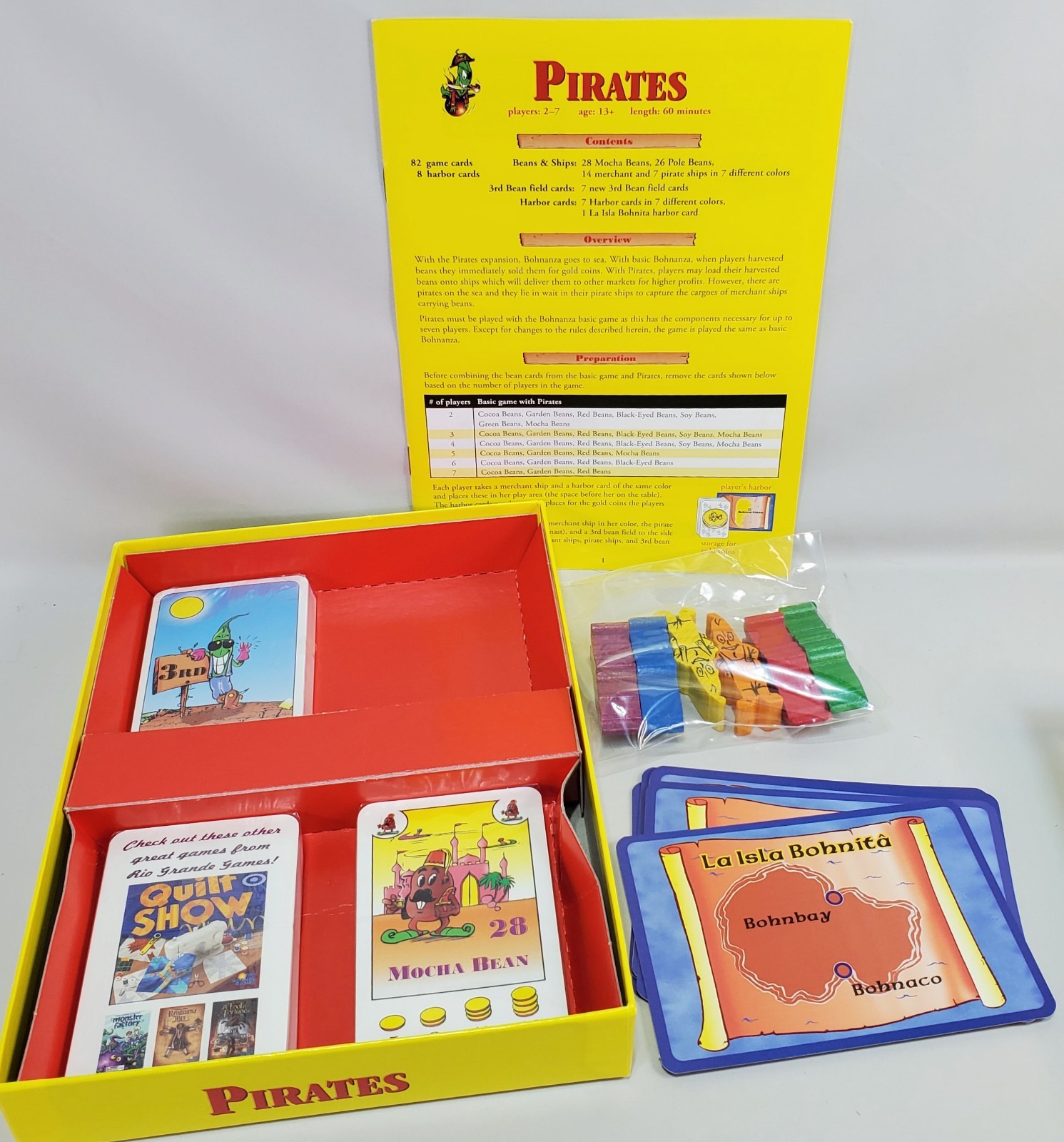 Bohnanza: Princes & Pirates Expansion, Requires Base Game ▪︎ New Opened