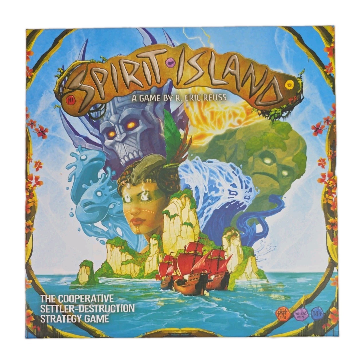 Spirit Island Board Game – Greater Than Games – Excellent 2016 Complete