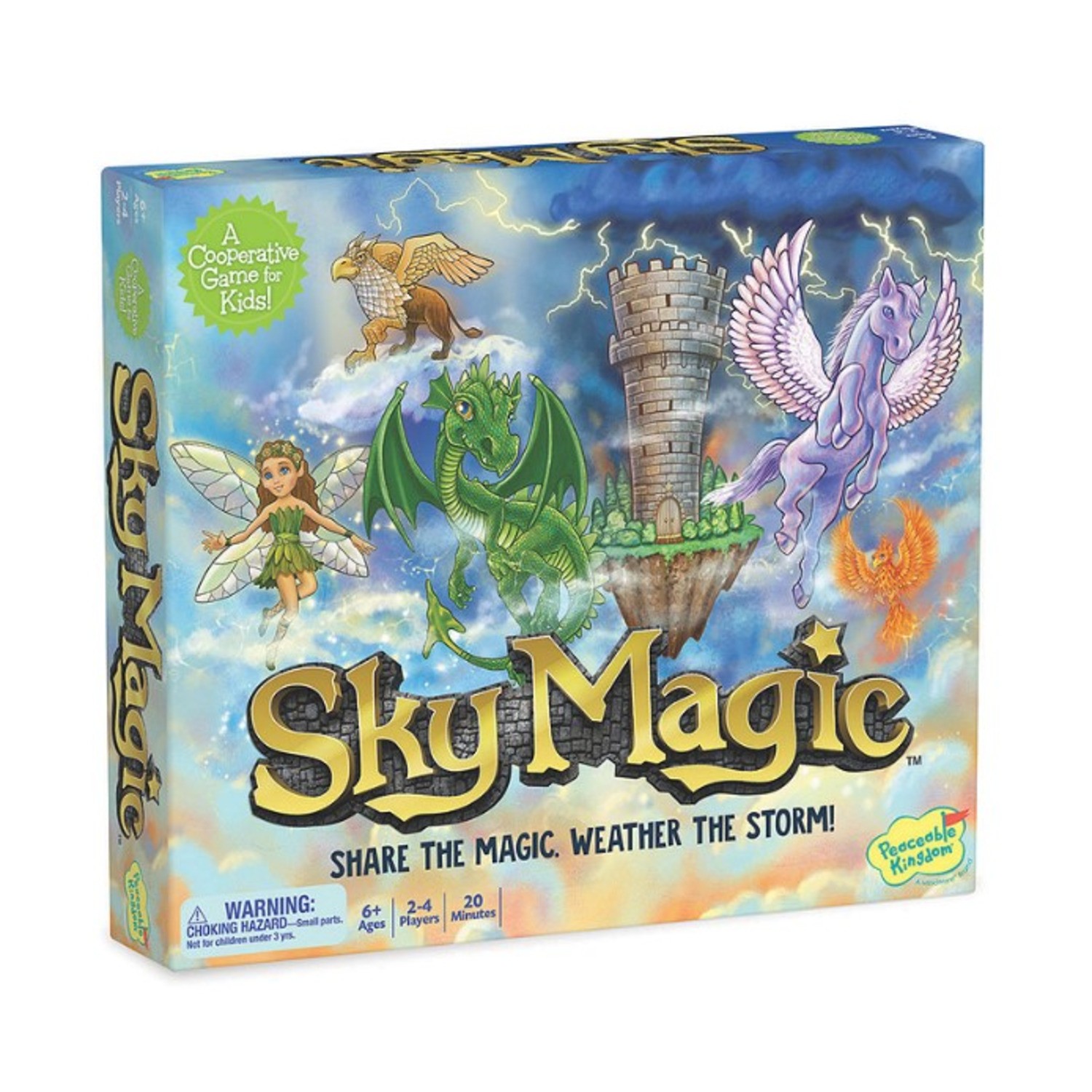 Peaceable Kingdom Boardgame Sky Magic Box VG/NM
