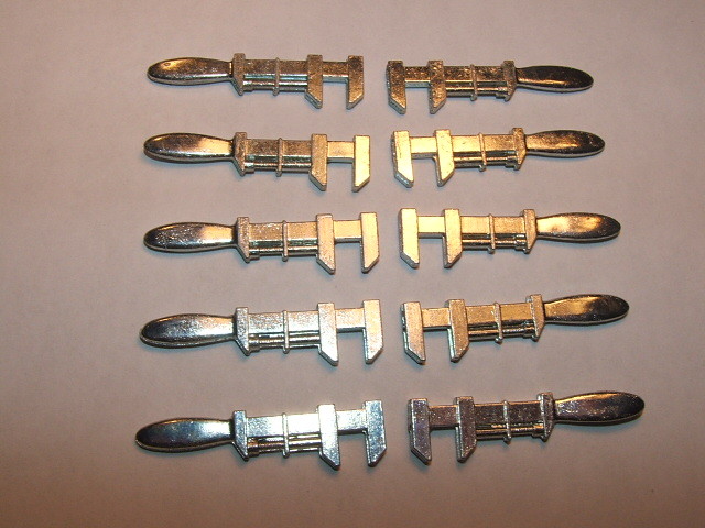 10 Parker Brothers Water Works Leaky Pipe PEWTER Wrench game piece NEW OLD STOCK