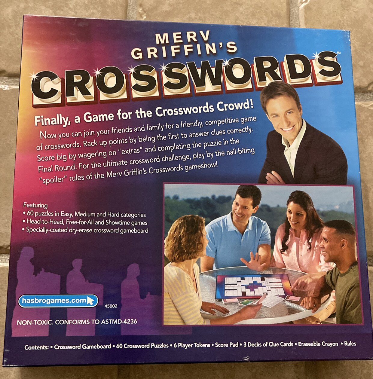 Merv Griffin’s CROSSWORDS Social Wordplay Game 2008 Parker Brothers Complete Fun