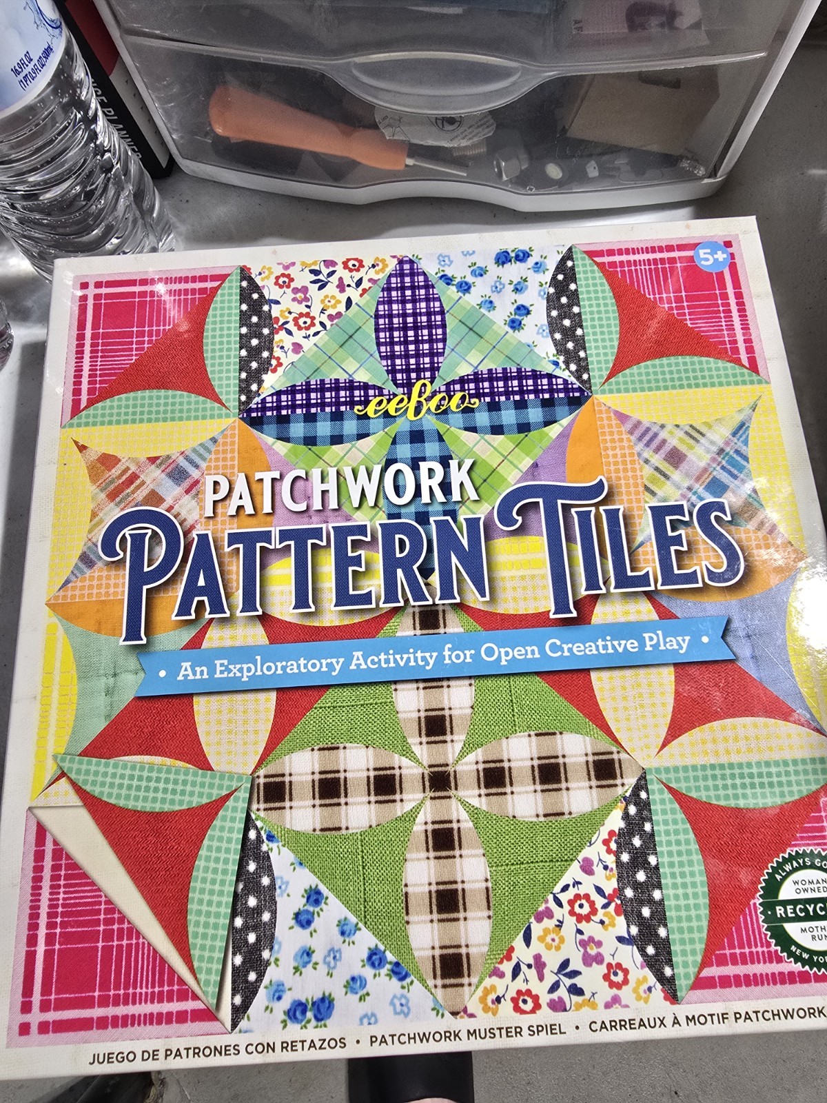 Patchwork Pattern Tiles Quilt Pieces Game Creative Play Matching Design SEALED