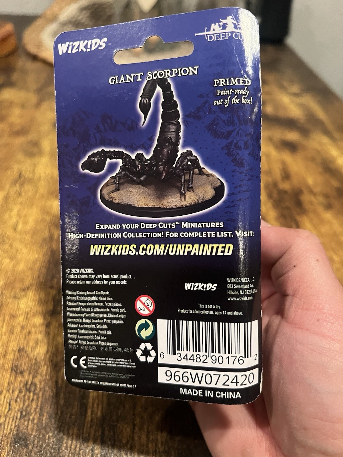 WIZKIDS DEEP CUTS MINIATURE BRAND NEW ~ GIANT SCORPION