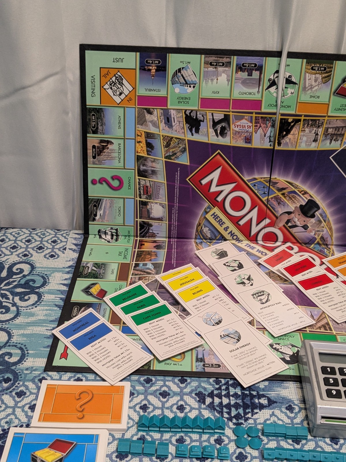 Monopoly World Here & Now: The World Edition COMPLETE Hasbro Electronic 2008
