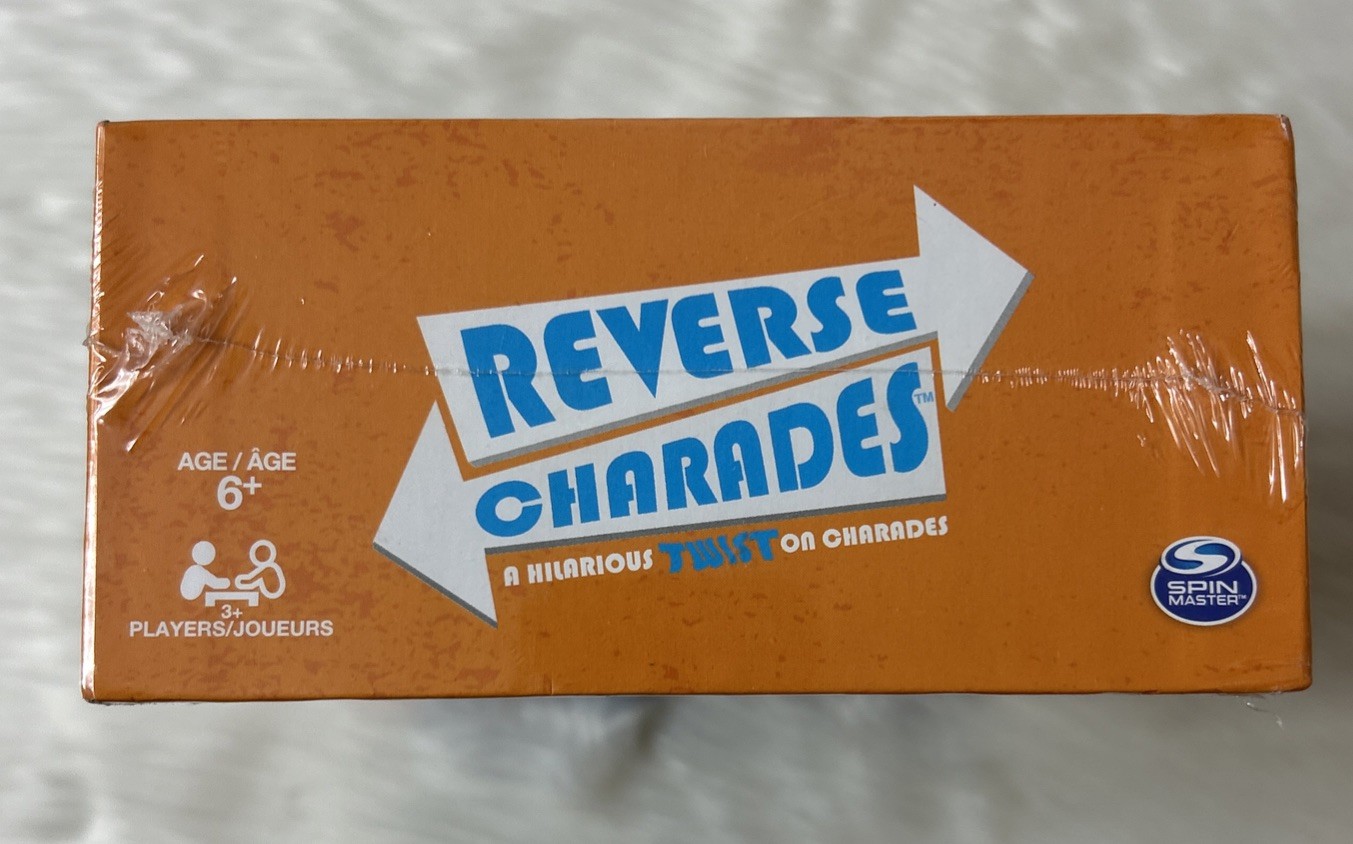 Original Reverse Charades Board Game Spin Master Games Interactive All Play New