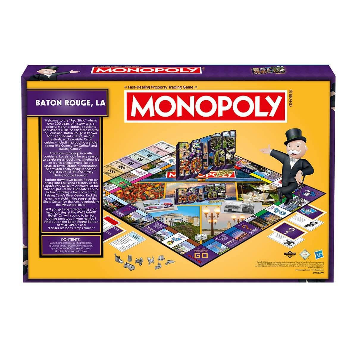 Baton Rouge, LA Monopoly Board Game
