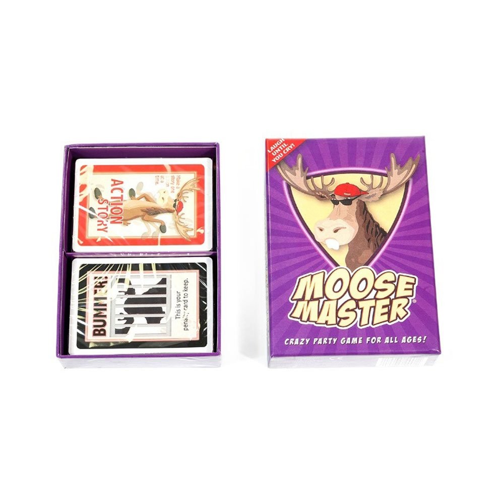Moose Master Card Game,Crazy Party Game for All Ages,3-10 Players,Board Game JQ
