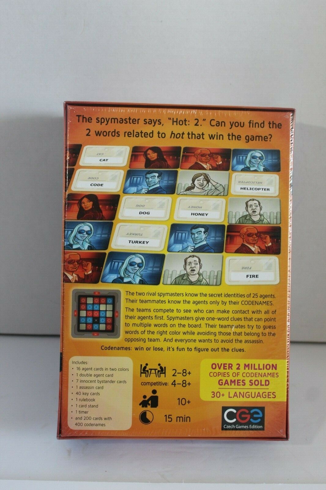 Codenames Party Game Golden Geek Award 2015 New Sealed