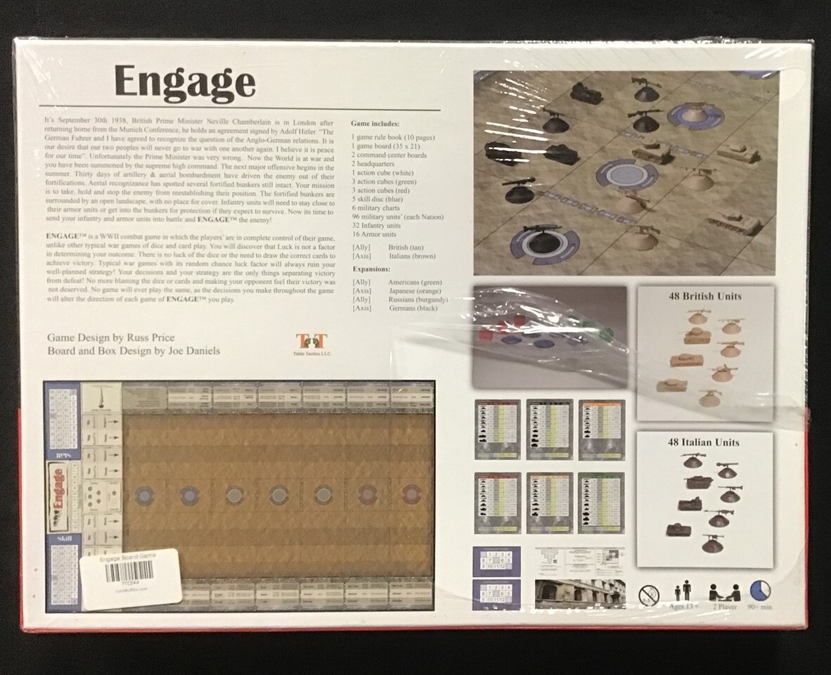 Engage ~ World War II Strategy Game by Table Tactics