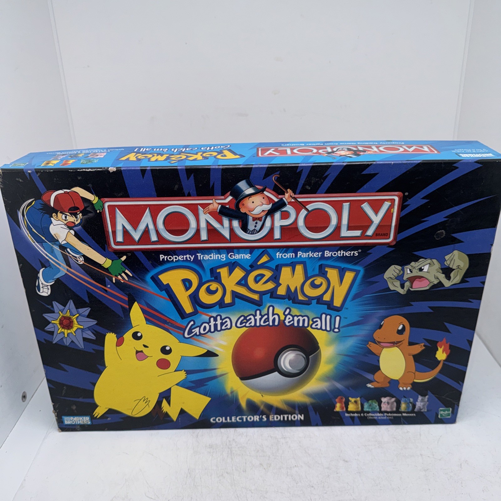 1999 Monopoly Pokemon Board, Manual, Money, Box Replacement Parts