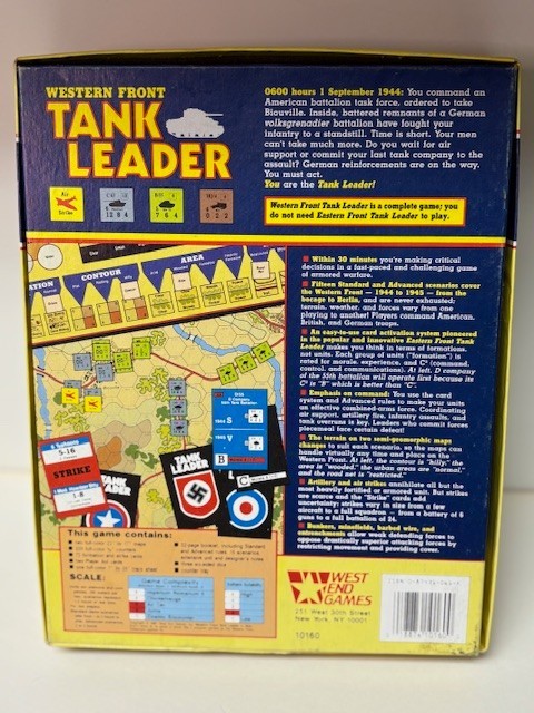 Western Front Tank Leader, West End Games, Punched/Complete