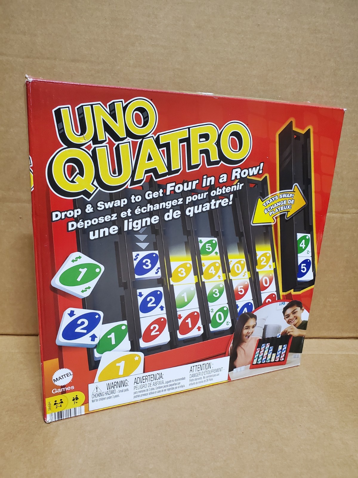 Uno Quatro Mattel Games 2022 Fully Complete 44/44 Tiles, Bag, Board & Rule Sheet