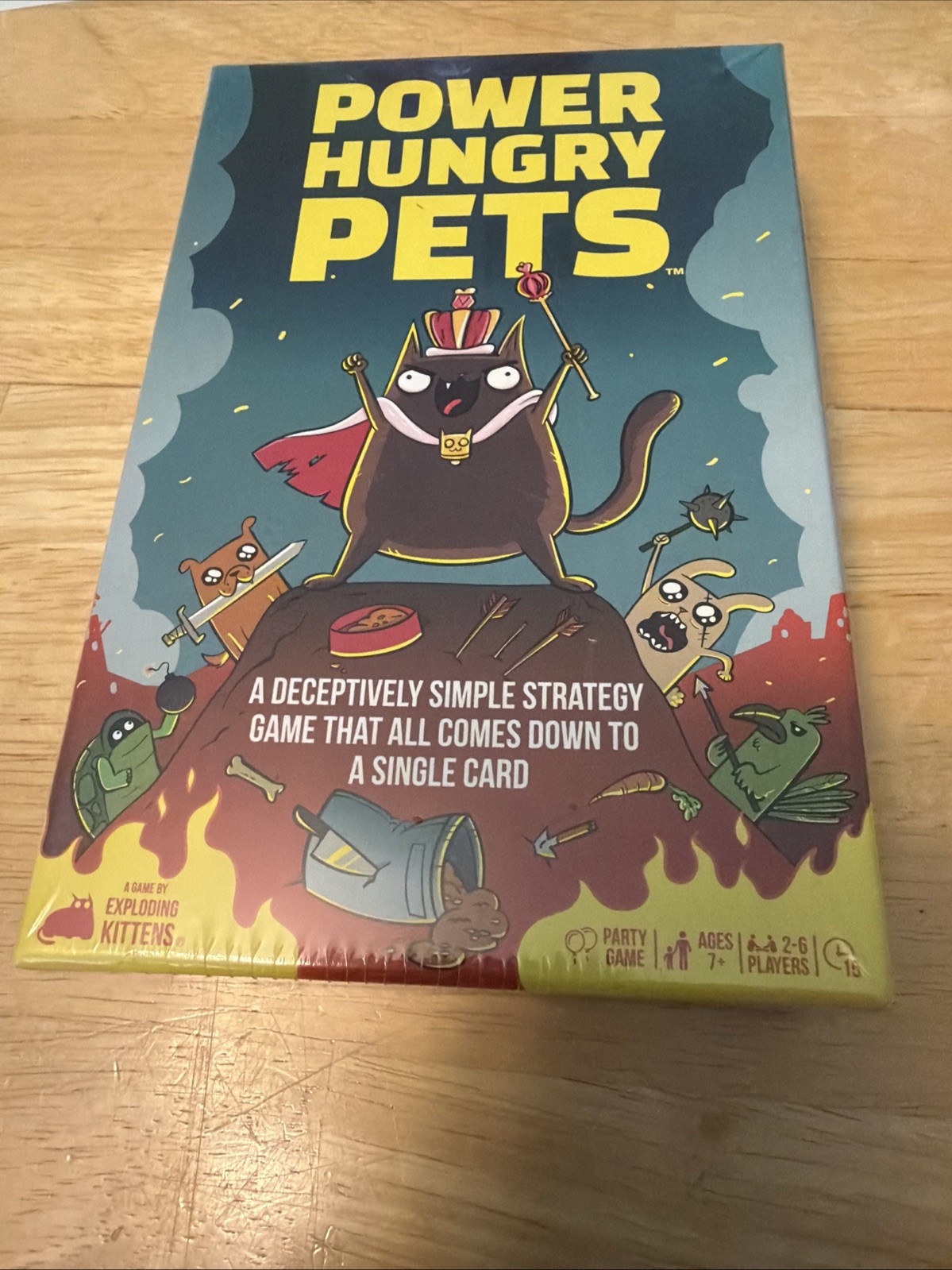 Exploding Kittens Power Hungry Pets 2-6 Players – Ages 7+ – 15 Minutes to Play