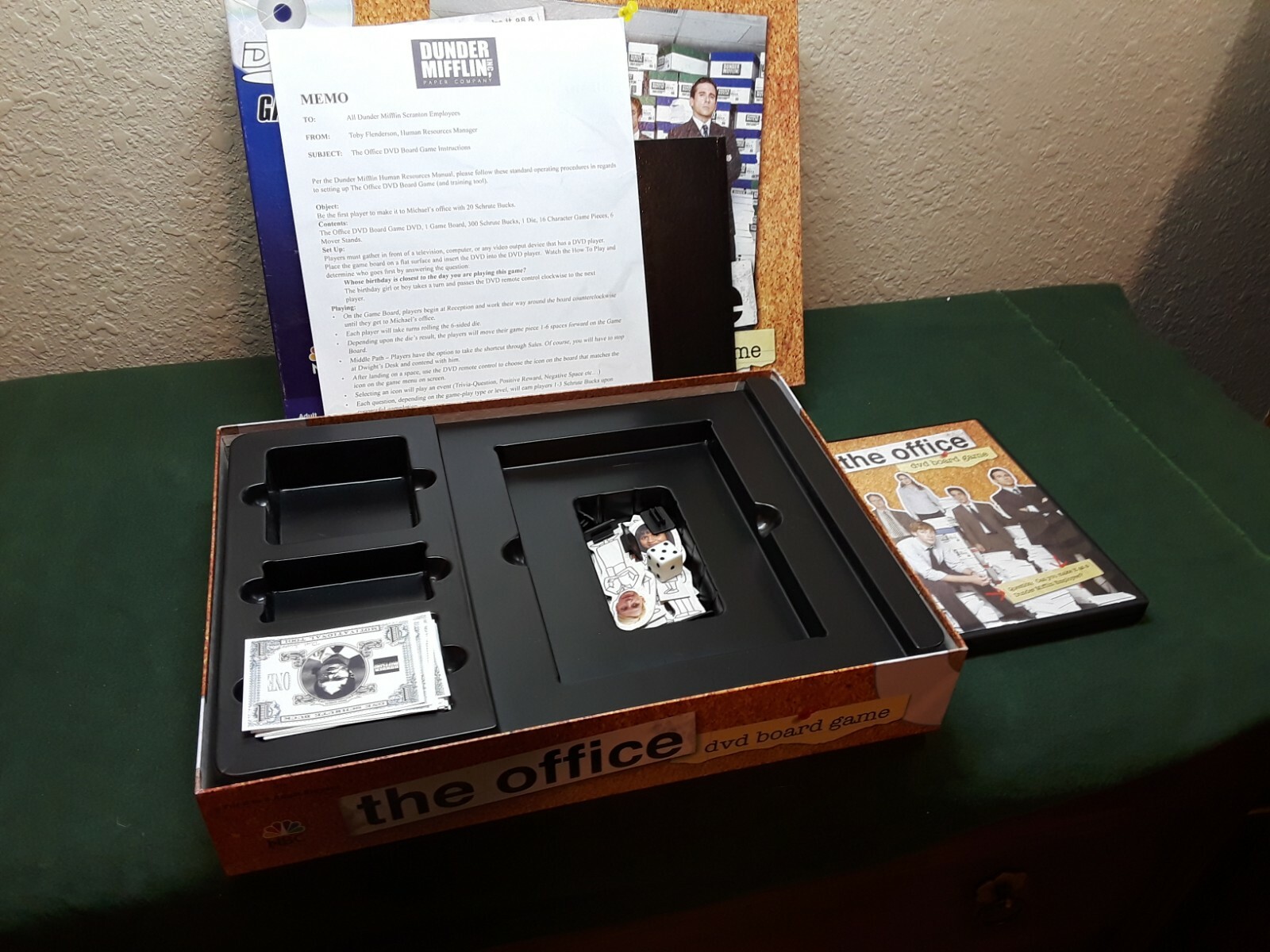 The Office DVD Trivia Board Game Pressman 2008, pre-owned, complete