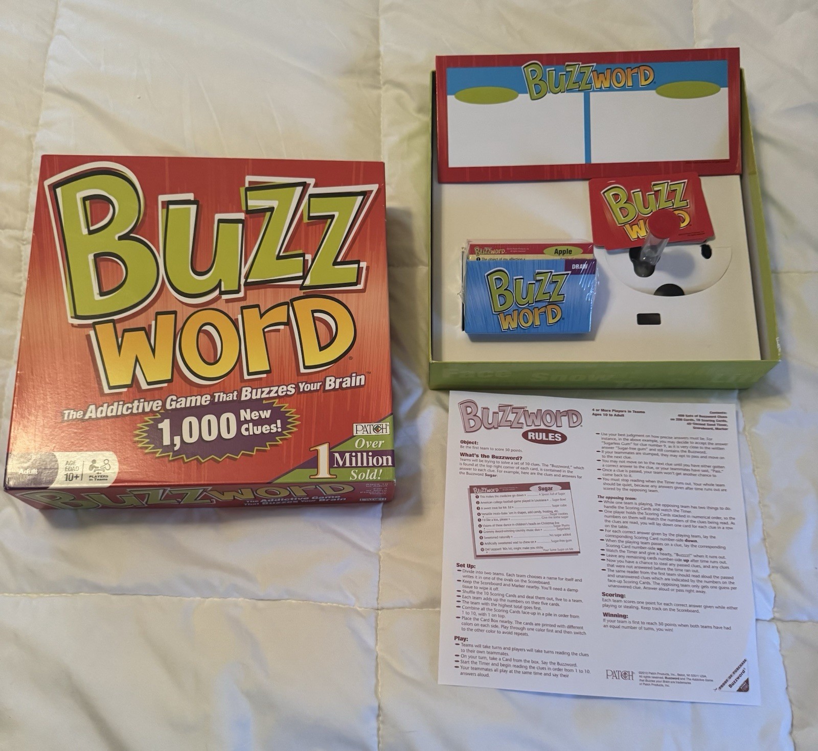 Buzz Word Game by Patch #7363 Ages 10 to Adult – Brand New Sealed Vintage 2003