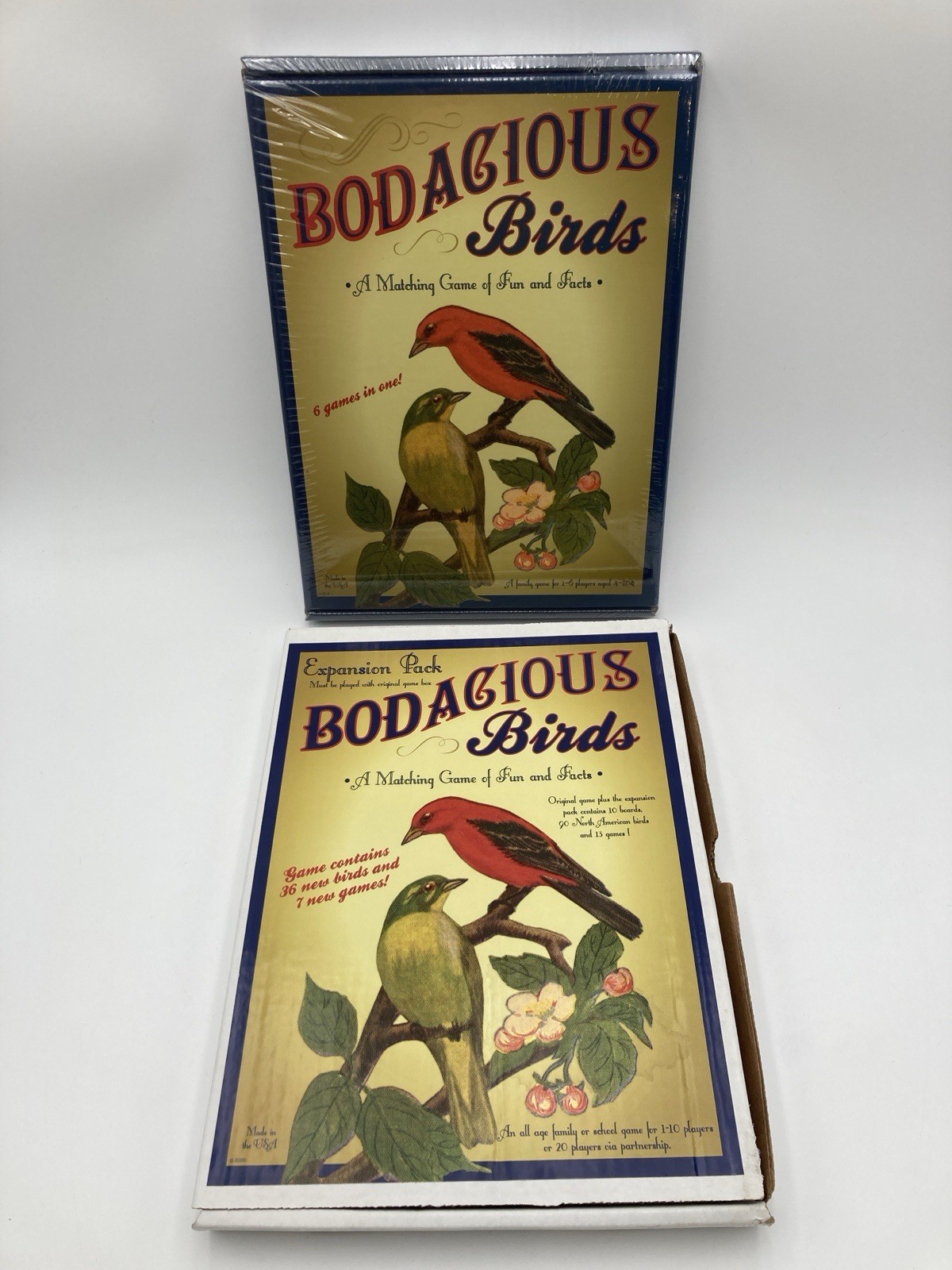 Bodacious Birds Board Game w Expansion Pack RARE Independent Retired, 13 in 1