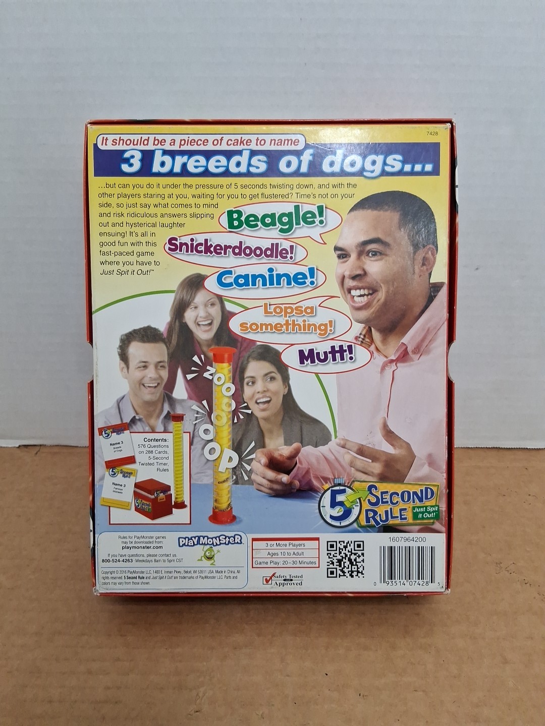 5 Second Rule Game, Just Spit it Out age 10+ Family Game Complete