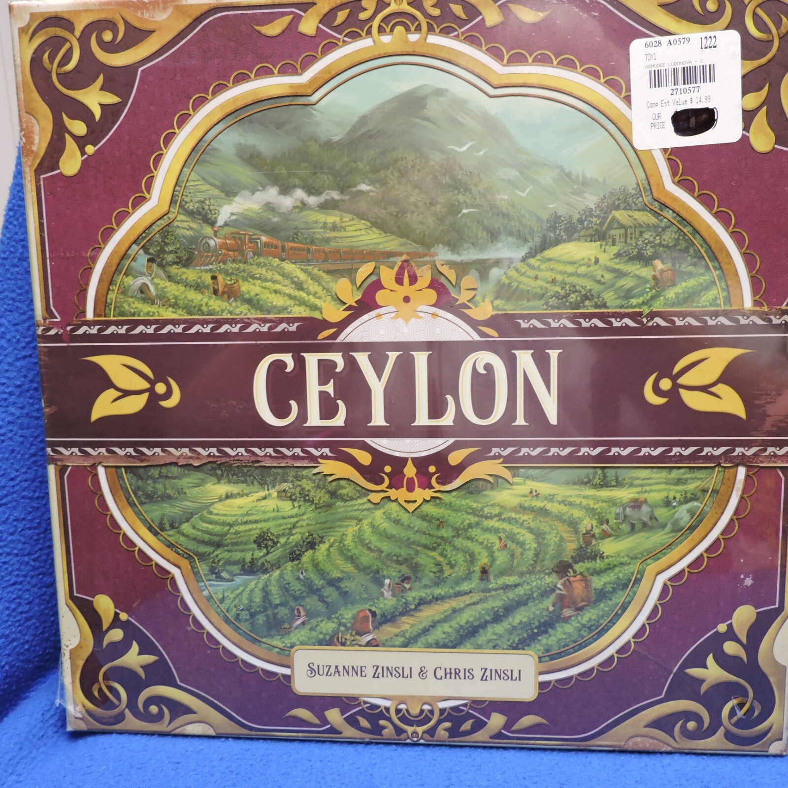 Ceylon Board Game. (Plant Harvest and ship teas). Suzanne and Chris Zinsli. 2018