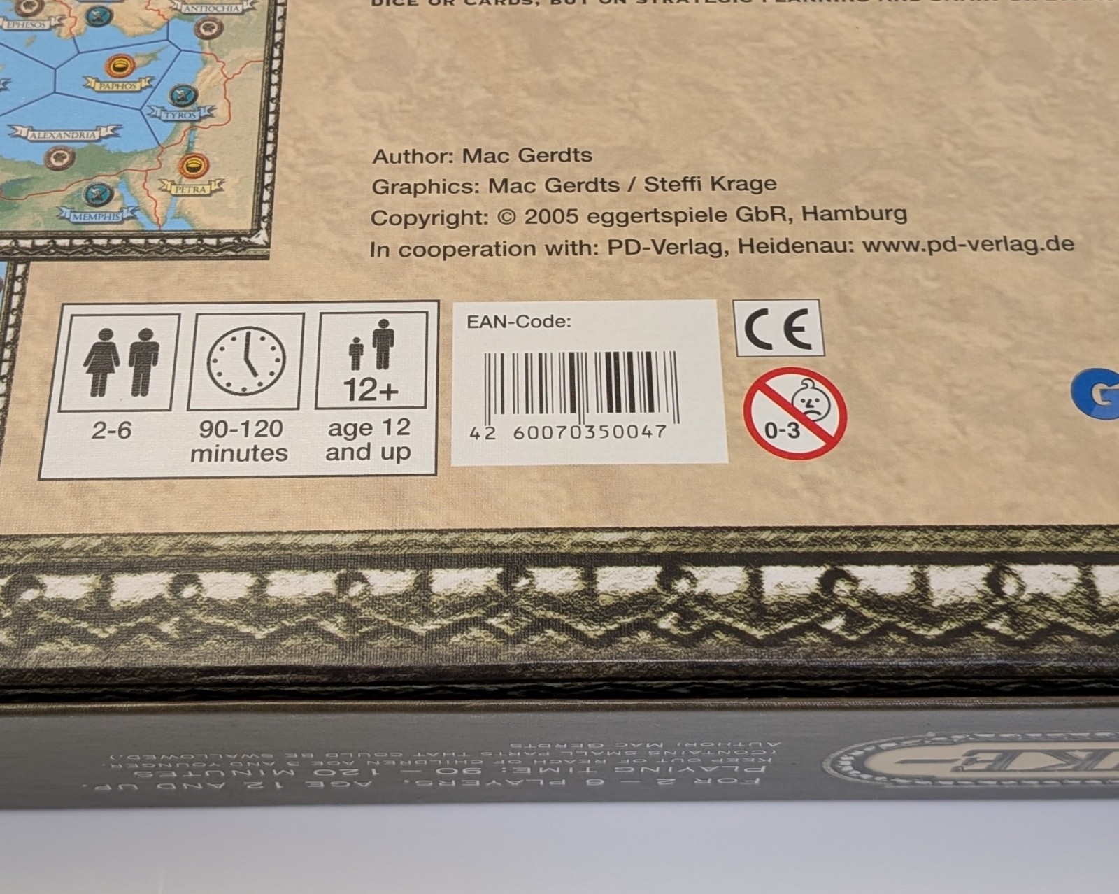 Antike Board Game Rio Grande Games Mac Gerdts Rondel Strategy 2005 Complete