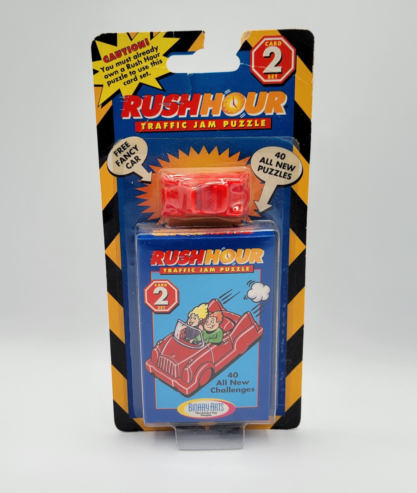 1997 Rush Hour Traffic Jam Card Set #2 40 card pack & Car