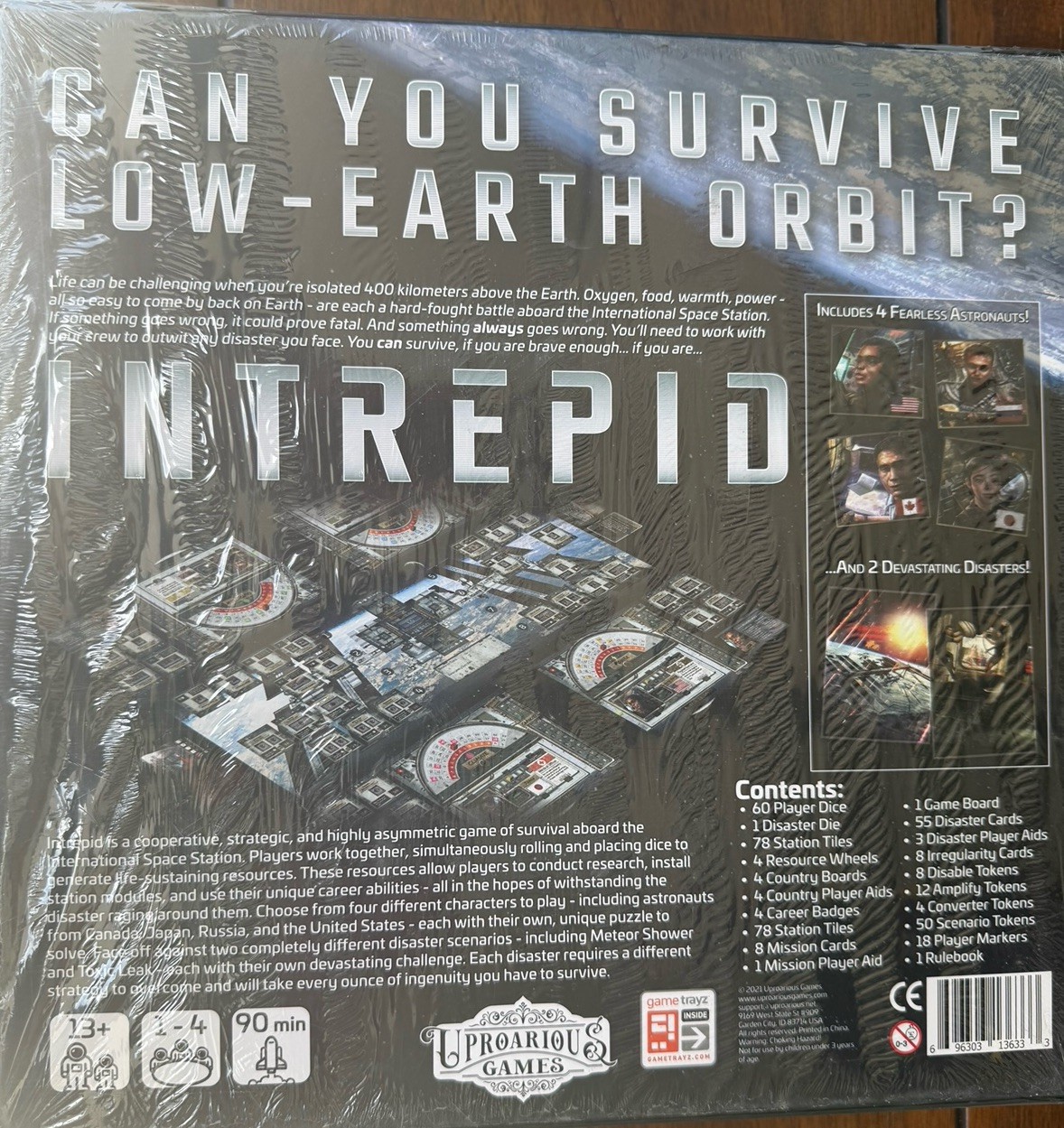 Ludicreations Intrepid Space Cooperative Board Game 1+ Players Ages 13+