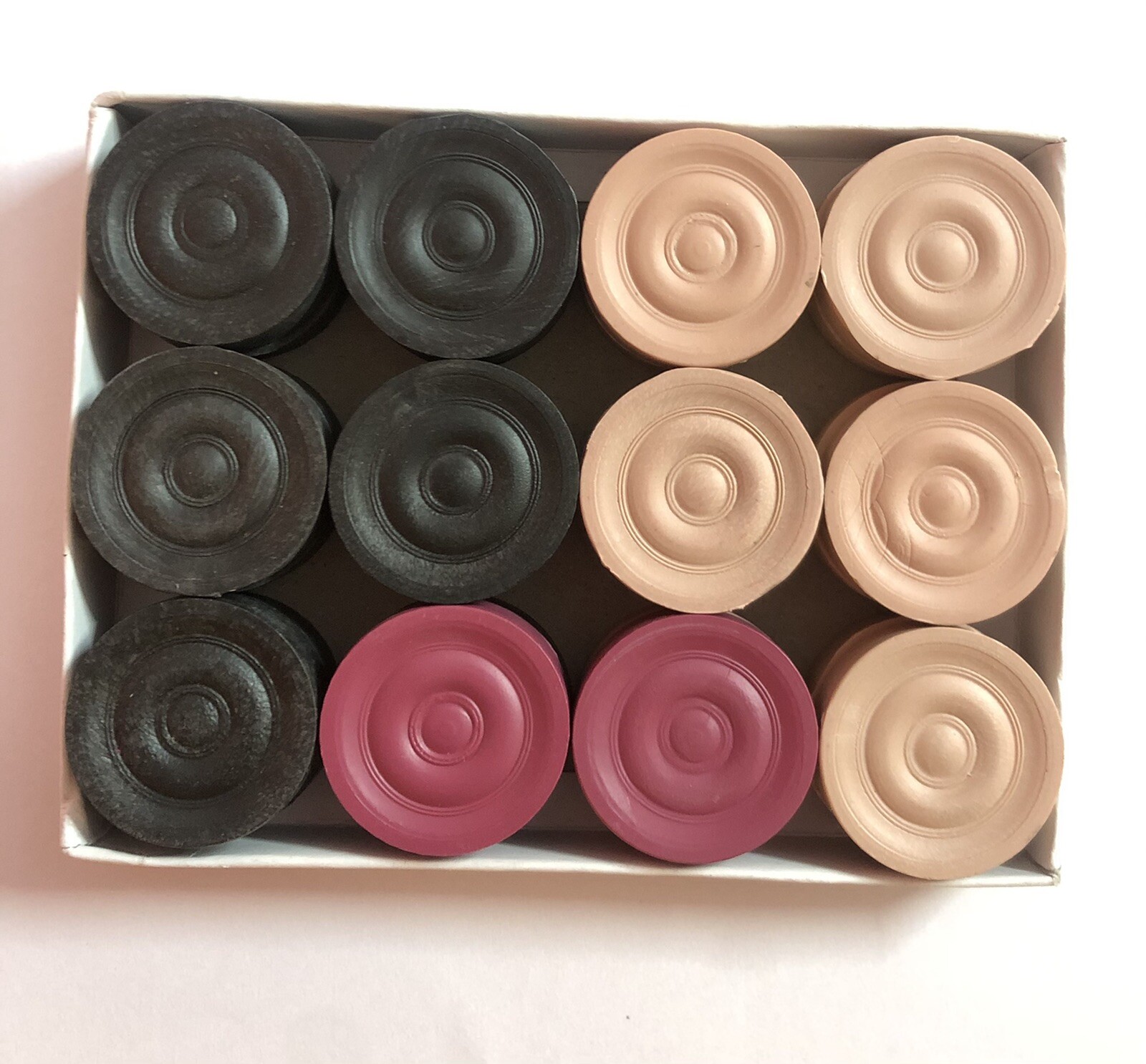 Premium Quality Carrom Board Coins 24 pc Jumbo Size Heavy weight smooth FREE SHI