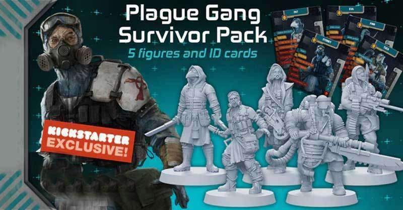 Zombicide: Invader Plague Gang Survivor Pack (Kickstarter Special)