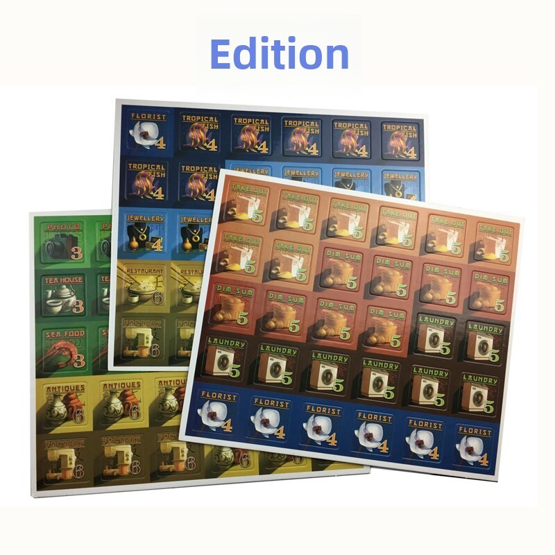 Chinatown Board Cards Negotiation Tycoon 3-5 adult table game -Chinese version！！