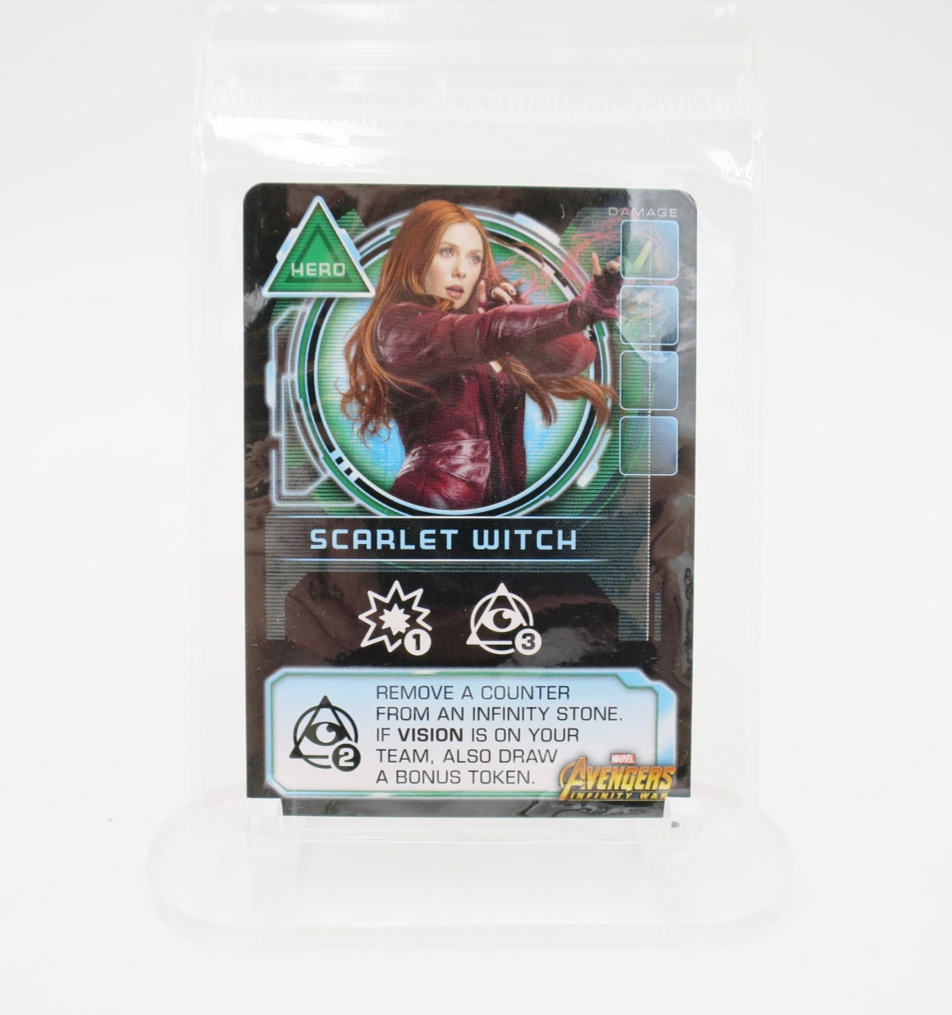 Thanos Rising Avengers Infinity War Scarlet Witch Promo Card Gen Con 2018