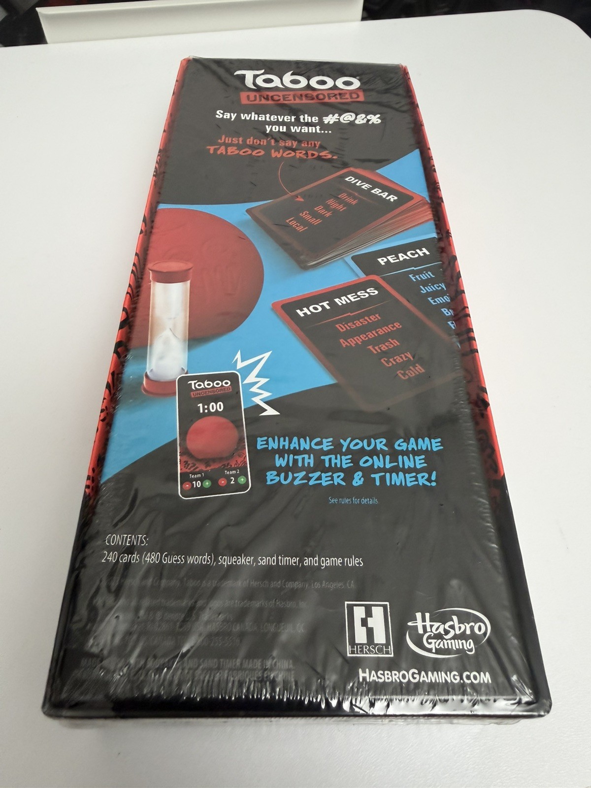 Taboo Uncensored – Hasbro – The Game of Unspeakable – Factory Sealed