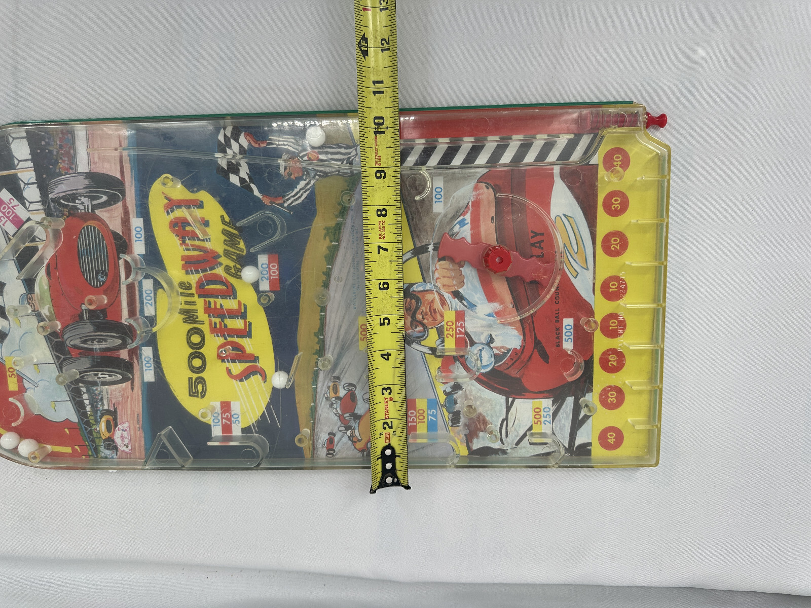 500 Mile Speedway Game Wolverine Toy 153 Pinball Game