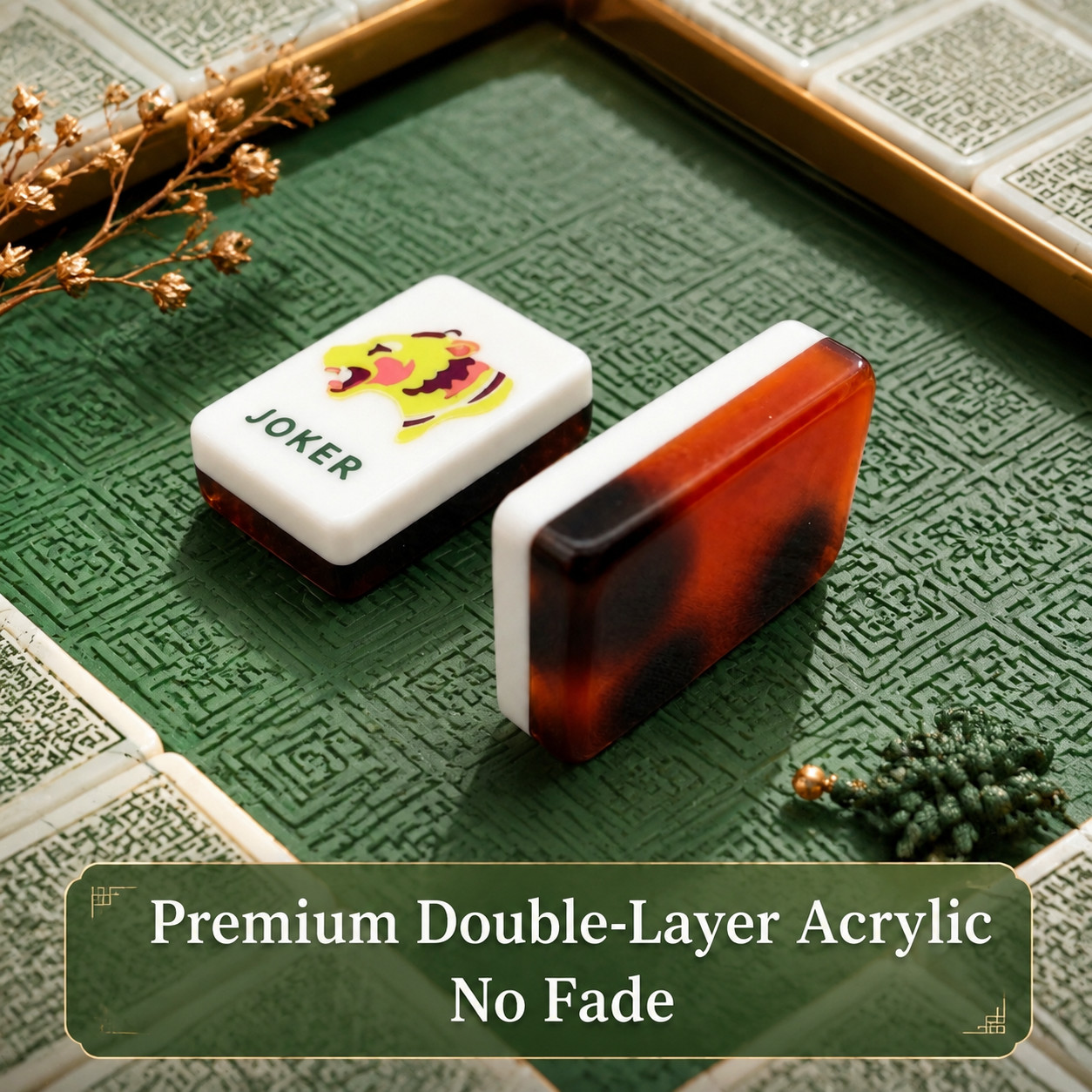 Luxury Mahjong Tile Set 160PCS – Full American Standard Game Pack