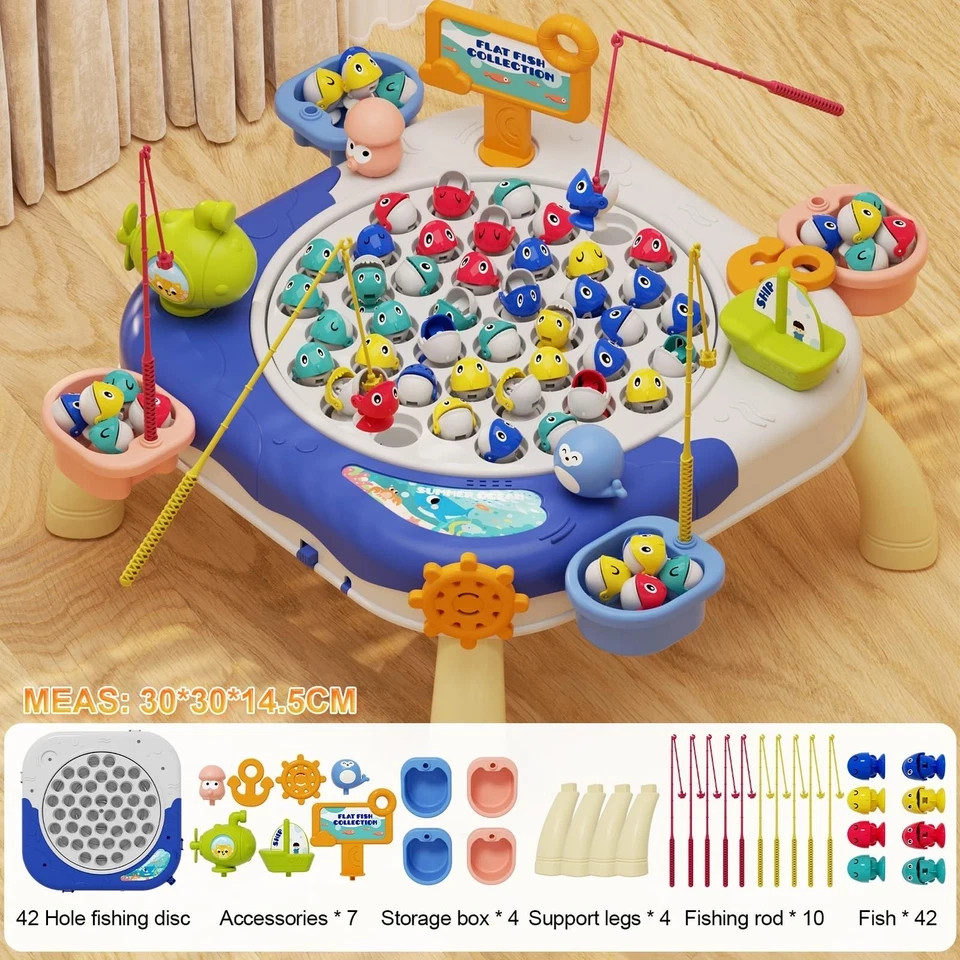 Magnetic Fishing Game for Kids Toddlers Ages 1-3 3-5 5-7, Fish Toy Board Game…