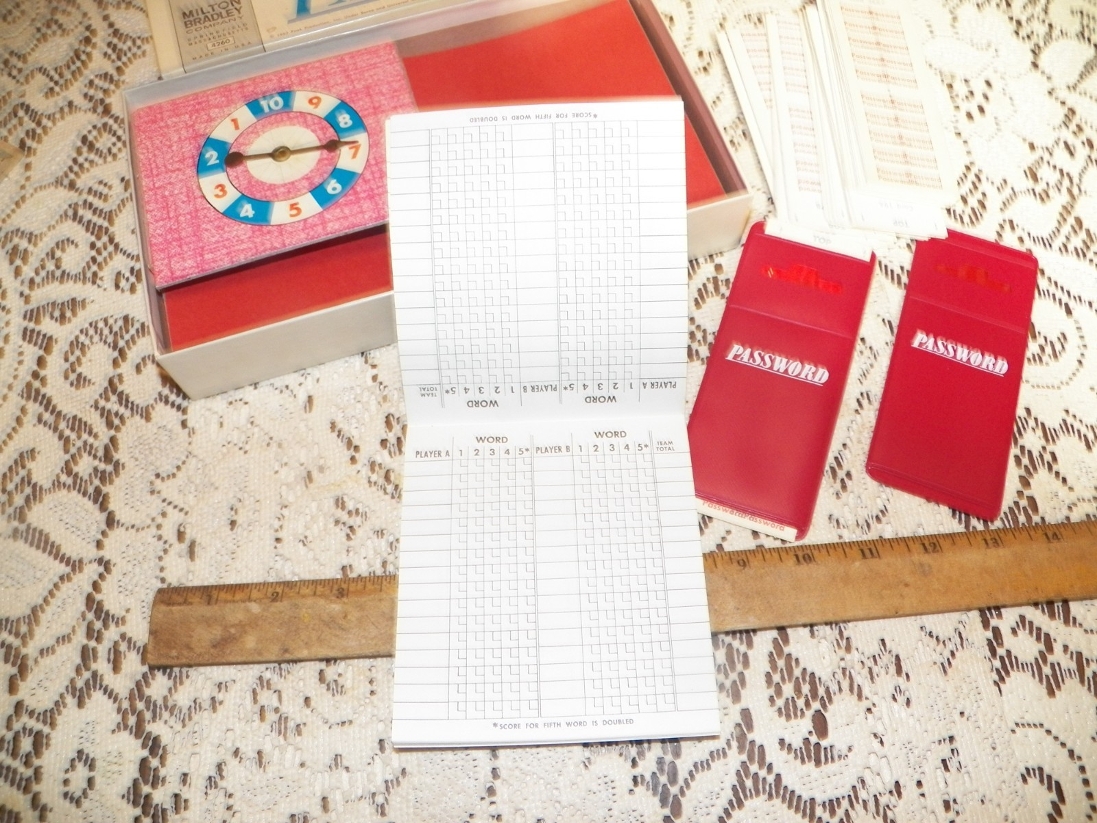 PASSWORD GAME No. 4260 by MILTON BRADLEY, 1963