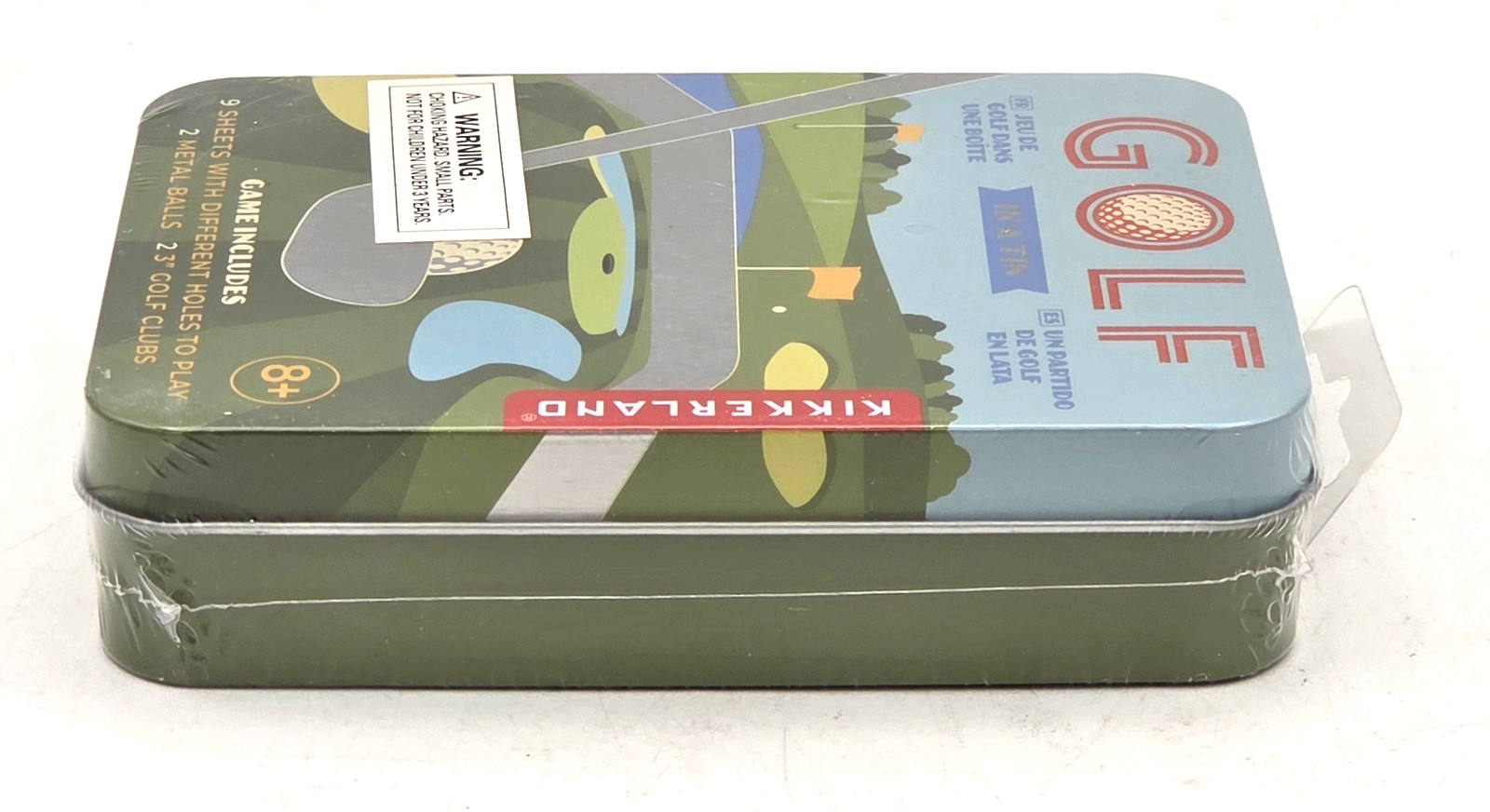 Kikkerland Golf In A Tin Desktop Mini Game Set NEW SEALED Travel Size ⚡FREE SHIP